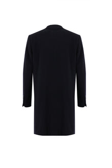 Koyu Lacivert Kaşmir Palto