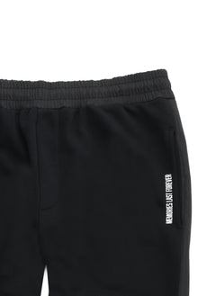 Siyah Slim Fit Dar Kesim Sweatpant / Eşofman