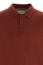Kiremit Polo Yaka Regular Fit Triko Kazak