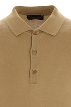 Camel Polo Yaka Regular Fit Yünlü Triko Kazak