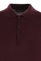 Koyu Bordo Polo Yaka Regular Fit Triko Kazak