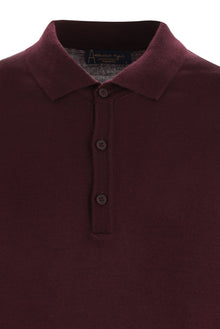 Koyu Bordo Polo Yaka Regular Fit Triko Kazak