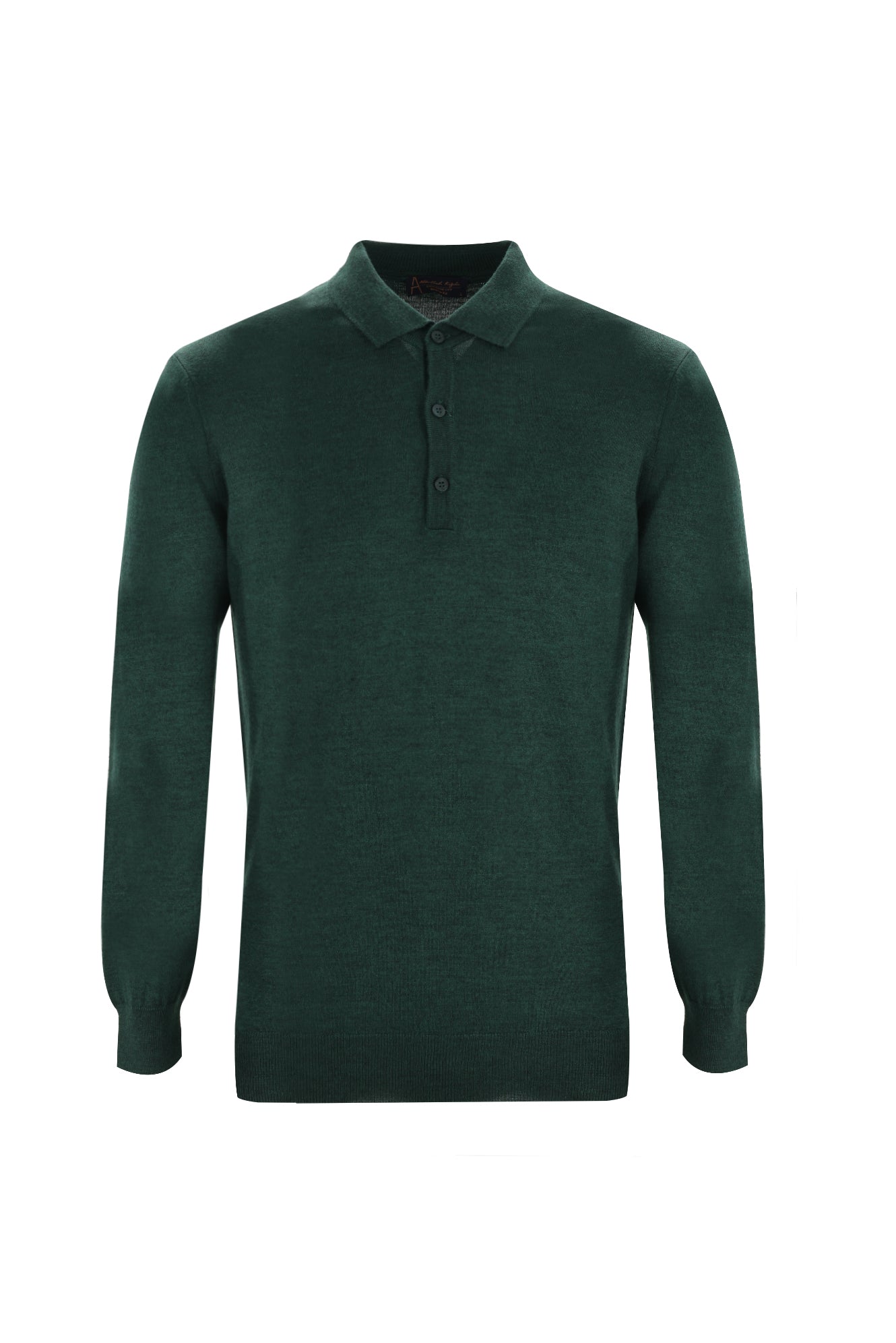 Nefti Polo Yaka Regular Fit Yünlü Triko Kazak