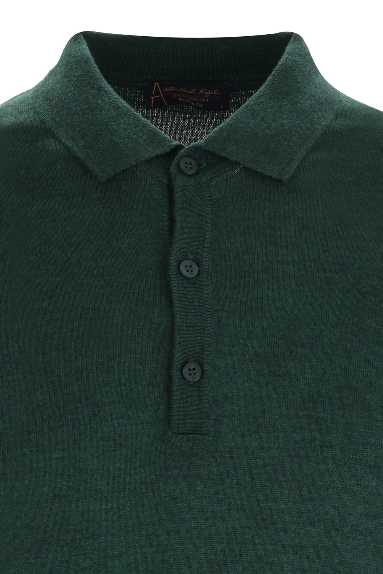 Nefti Polo Yaka Regular Fit Yünlü Triko Kazak