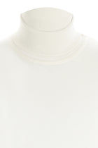 Ekru Balıkçı Yaka Regular Fit Yünlü Triko Kazak