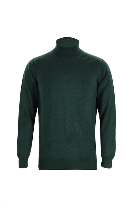 Nefti Balıkçı Yaka Regular Fit Yünlü Triko Kazak