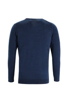 Koyu Petrol Bisiklet Yaka Regular Fit Yünlü Triko Kazak