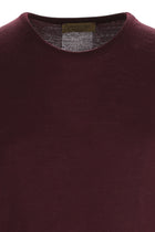 Koyu Bordo Bisiklet Yaka Regular Fit Triko Kazak