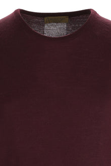 Koyu Bordo Bisiklet Yaka Regular Fit Triko Kazak