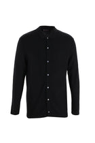 Siyah Polo Yaka Slim Fit Dar Kesim Triko Hırka