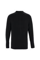 Siyah Polo Yaka Slim Fit Dar Kesim Triko Hırka