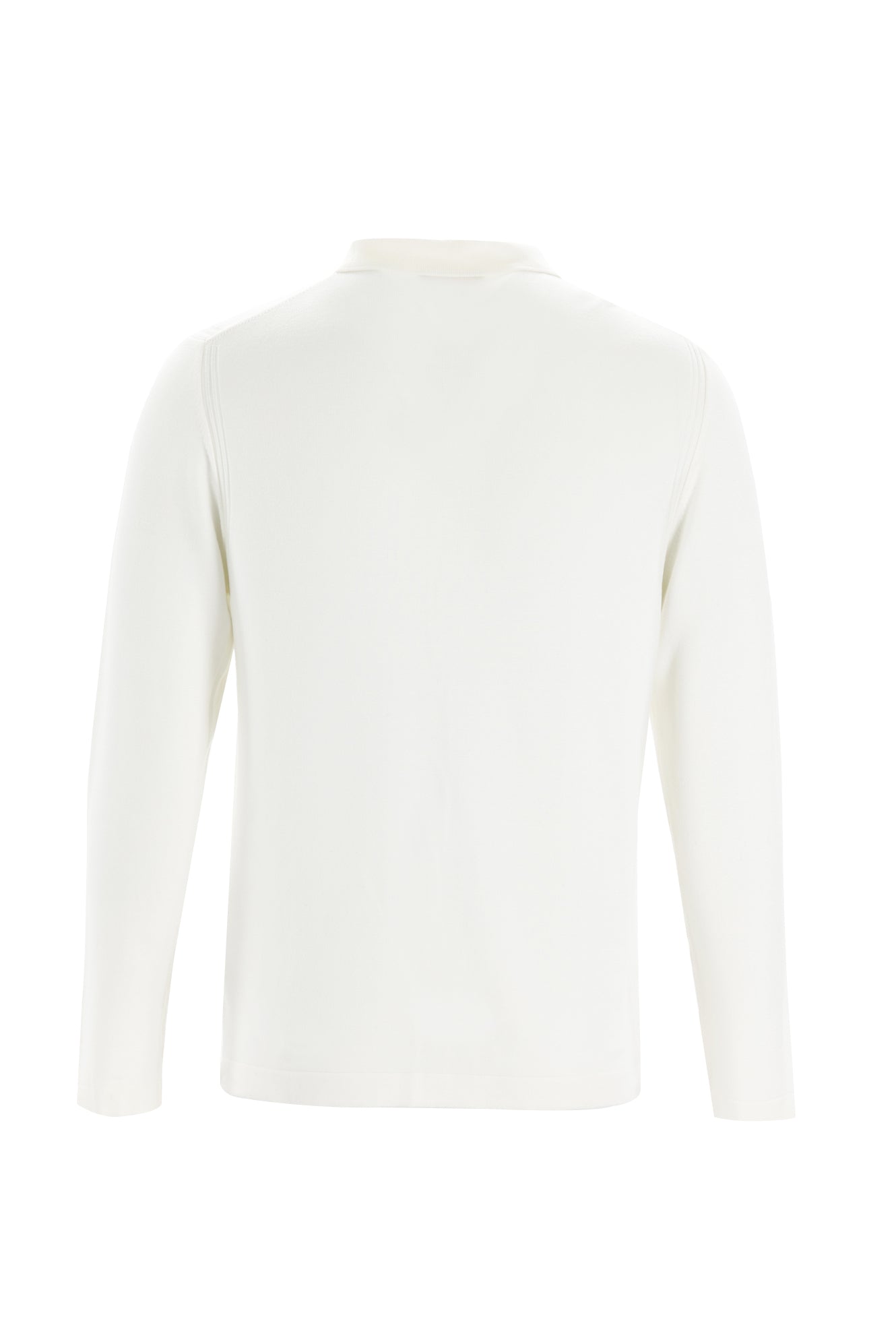 Ekru Polo Yaka Slim Fit Dar Kesim Triko Hırka