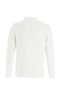 Ekru Polo Yaka Slim Fit Dar Kesim Triko Hırka