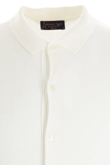 Ekru Polo Yaka Slim Fit Dar Kesim Triko Hırka