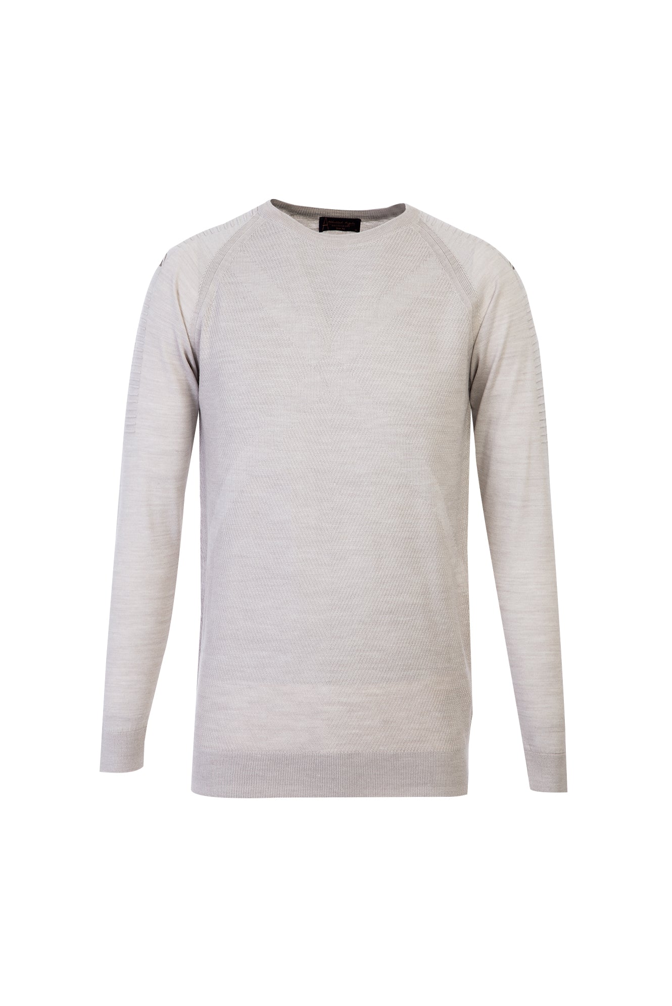 Taş Bisiklet Yaka Slim Fit Dar Kesim Yünlü Desenli Triko Kazak