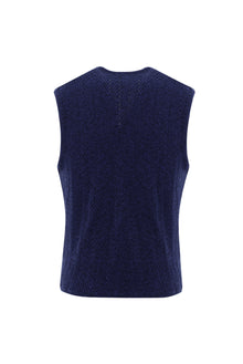 Koyu Lacivert Regular Fit Spor Triko Yelek