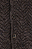 Koyu Kahve Regular Fit Spor Triko Pamuk Yelek