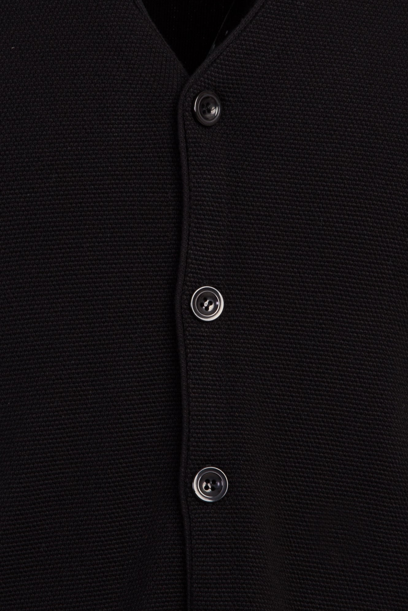 Siyah Slim Fit Dar Kesim Triko Yelek