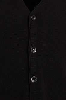 Siyah Slim Fit Dar Kesim Triko Yelek