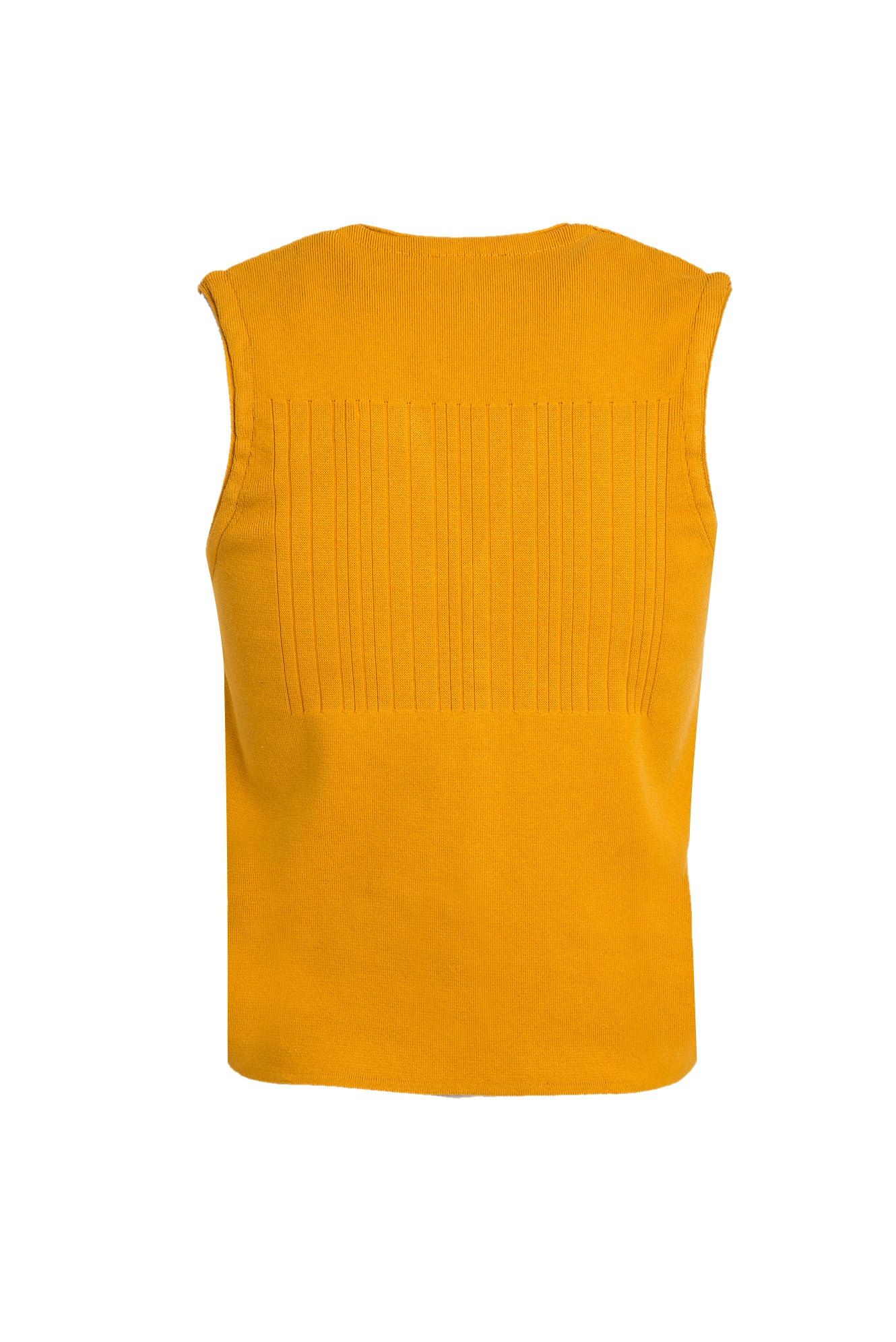 Safran Slim Fit Dar Kesim Triko Yelek