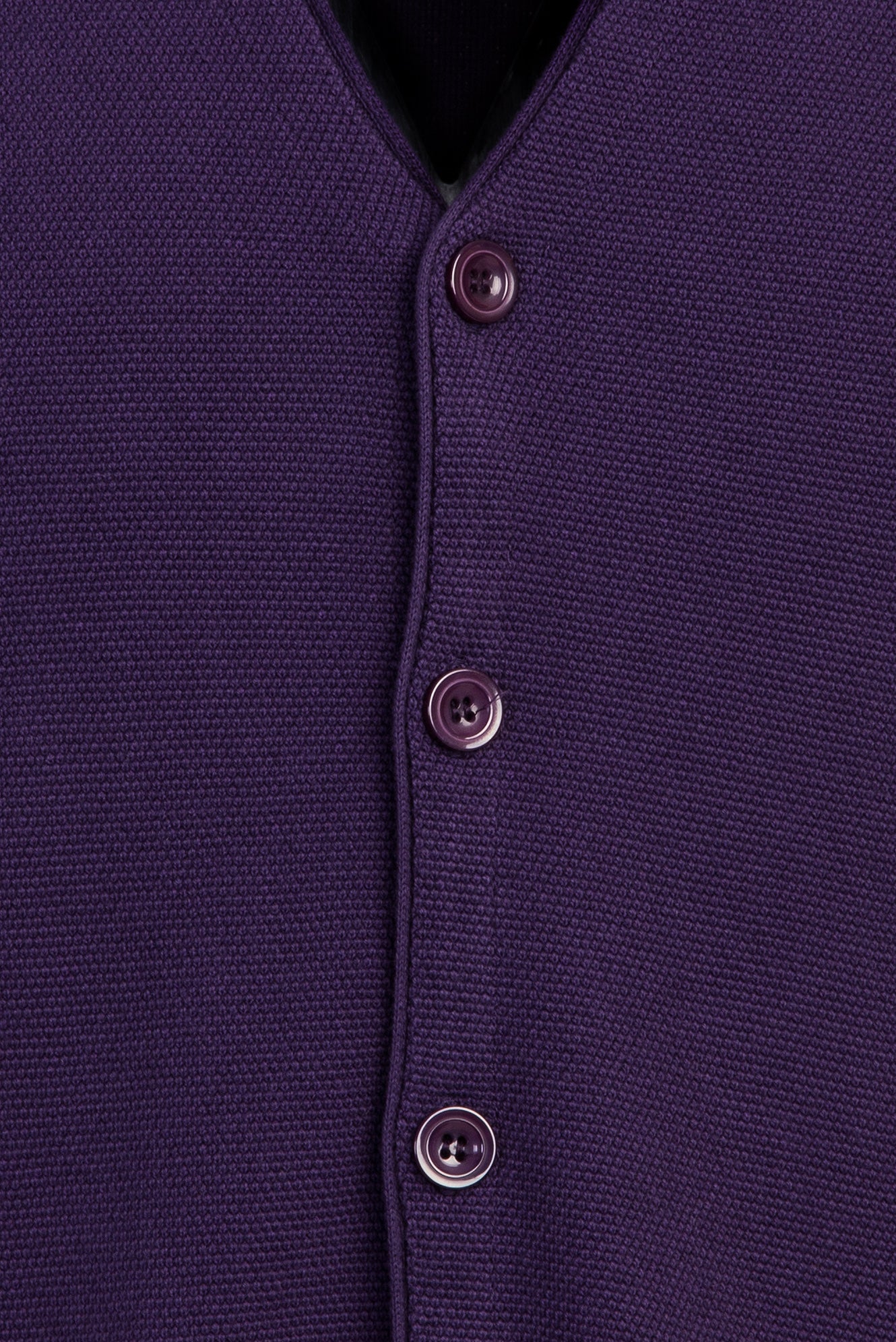 Orta Mor Slim Fit Dar Kesim Triko Yelek