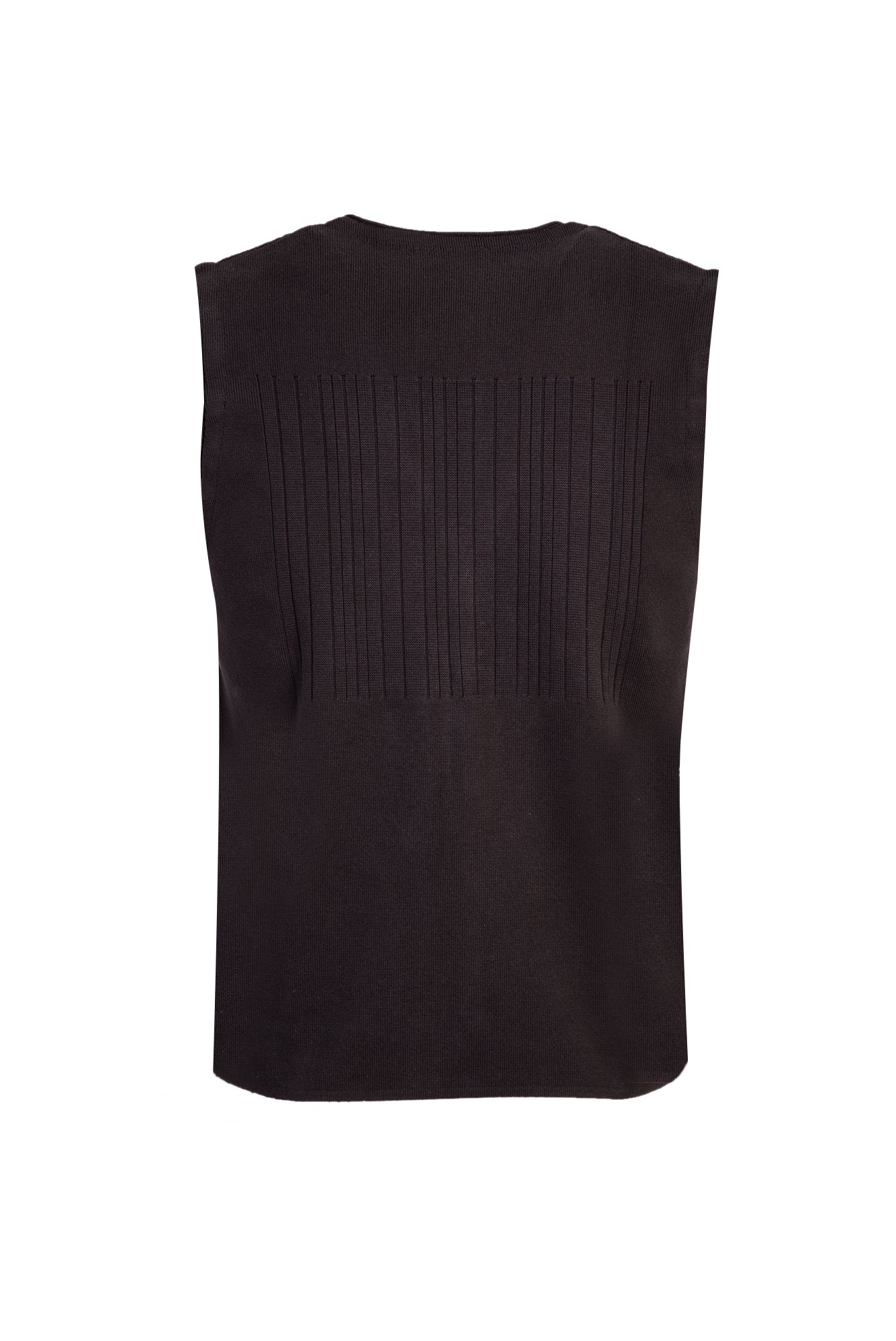 Orta Antrasit Slim Fit Dar Kesim Triko Yelek