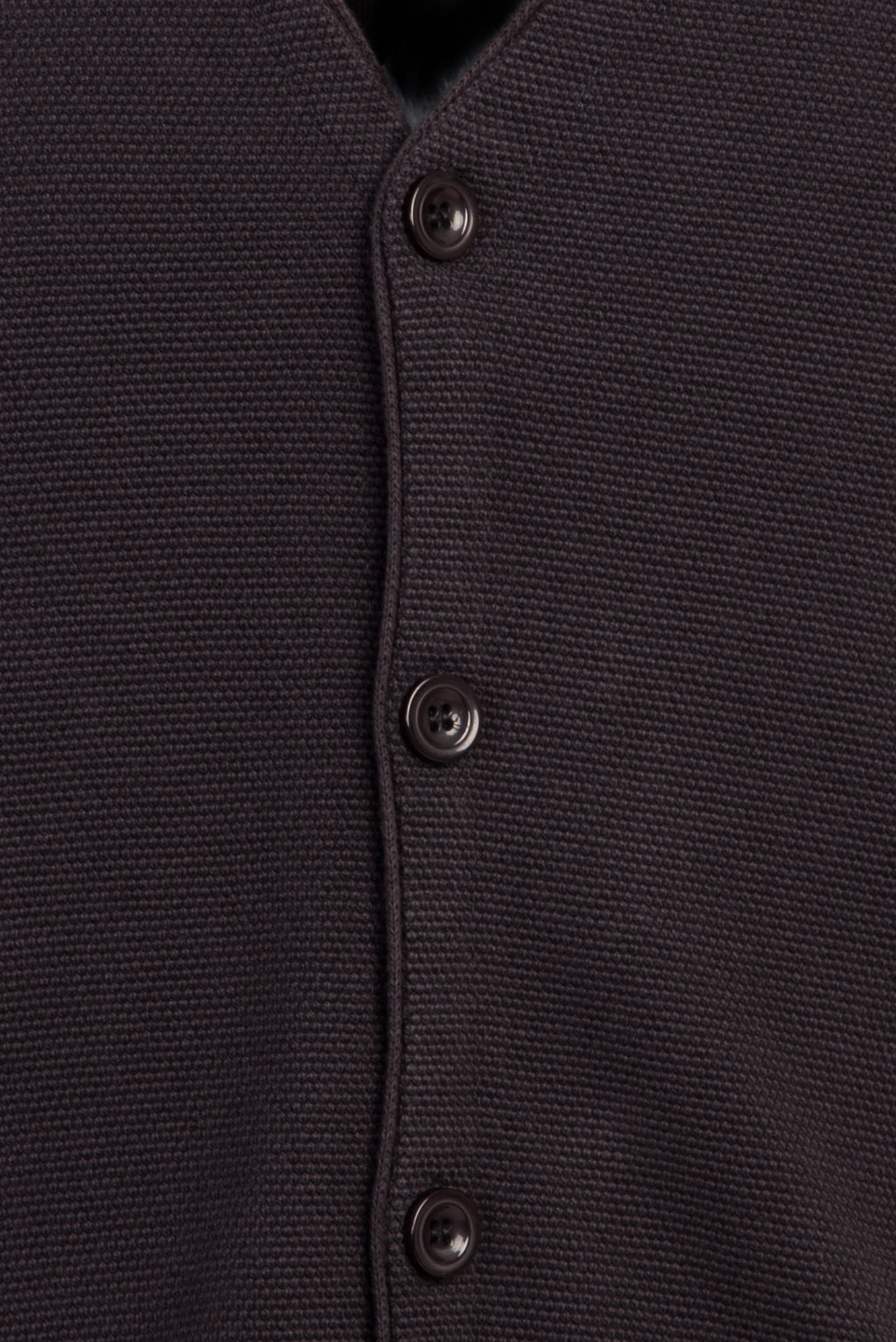 Orta Antrasit Slim Fit Dar Kesim Triko Yelek