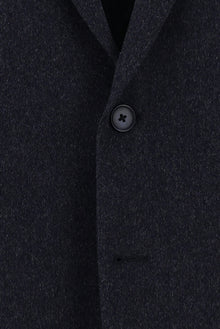 Orta Lacivert 4 Drop Relaxed Fit Rahat Kesim Yünlü Klasik Ceket-Abdullah Ki??l?