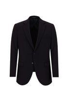 Koyu Bordo Relaxed Fit Rahat Kesim Yünlü Klasik Ceket