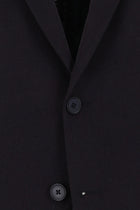 Koyu Bordo Slim Fit Dar Kesim Yünlü Klasik Ceket