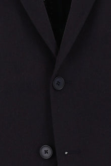 Koyu Bordo Slim Fit Dar Kesim Yünlü Klasik Ceket