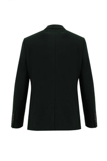 Koyu Yeşil Regular Fit Yünlü Klasik Ceket