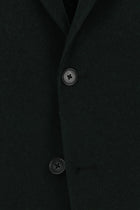 Koyu Yeşil Slim Fit Dar Kesim Yünlü Klasik Ceket