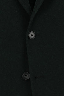 Koyu Yeşil Slim Fit Dar Kesim Yünlü Klasik Ceket