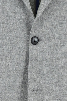 Orta Gri 4 Drop Relaxed Fit Rahat Kesim Yünlü Ceket-Abdullah Ki??l?