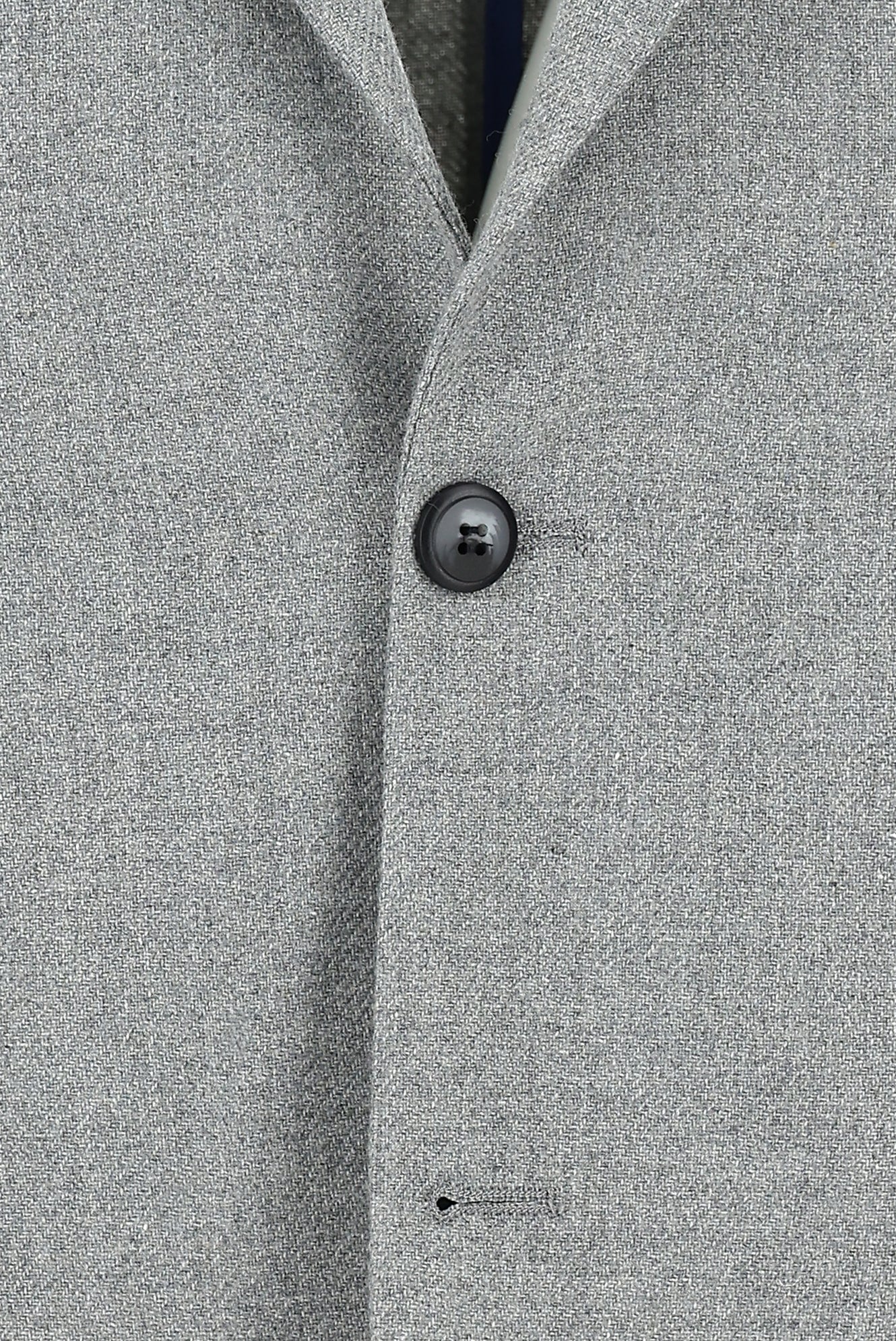 Orta Gri 7 Drop Slim Fit Dar Kesim Yünlü Ceket-Abdullah Ki??l?