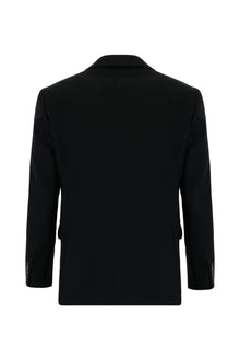 Siyah 7 Drop Slim Fit Dar Kesim ?talyan Ka?mir Ceket-Abdullah Ki??l?