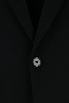 Siyah Regular Fit İtalyan Kaşmir Ceket