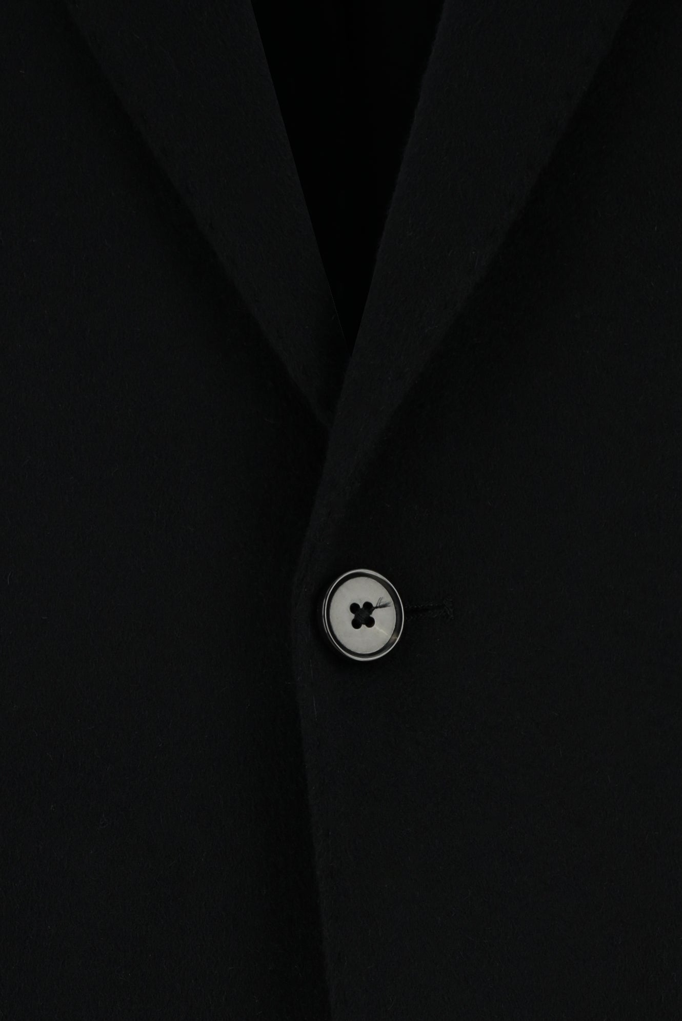 Siyah Slim Fit Dar Kesim İtalyan Kaşmir Ceket