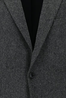 Orta Füme 7 Drop Slim Fit Dar Kesim ?talyan Ka?mir Ceket-Abdullah Ki??l?