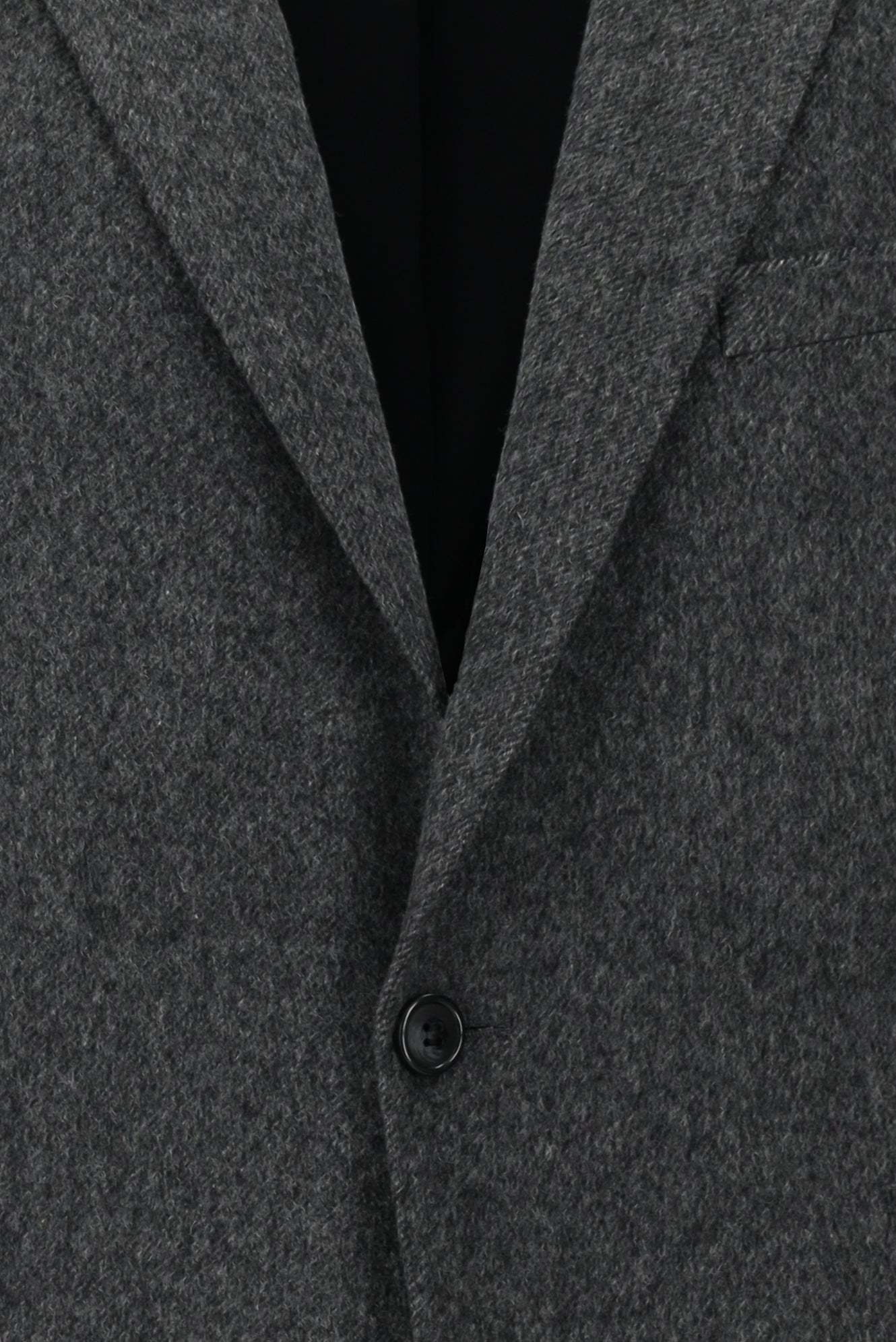 Orta Füme Slim Fit Dar Kesim İtalyan Kaşmir Ceket