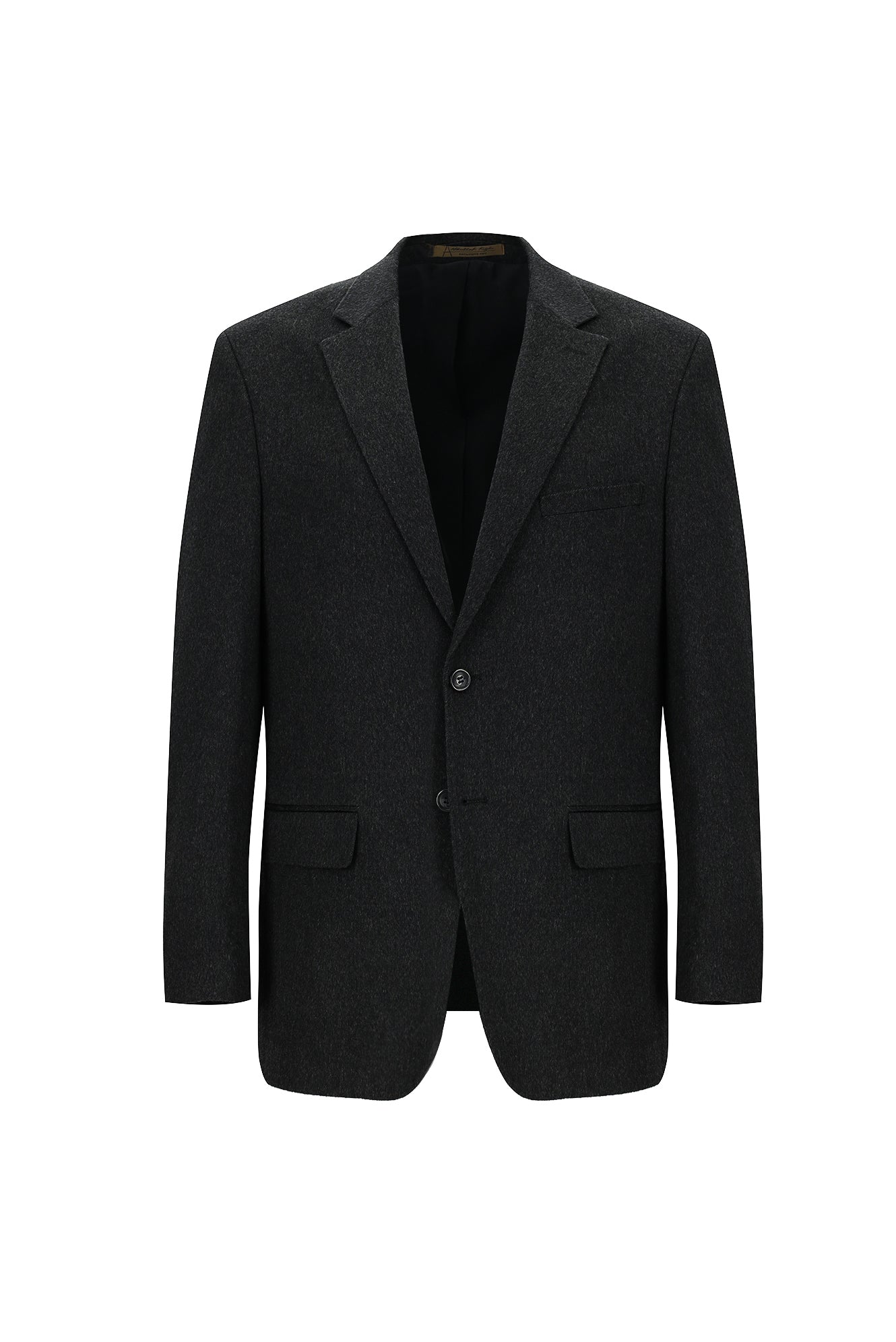 Koyu Füme Regular Fit İtalyan Kaşmir Ceket