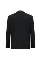Koyu Füme Slim Fit Dar Kesim İtalyan Kaşmir Ceket
