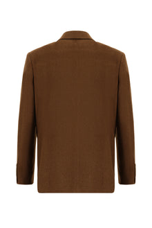 Taba Slim Fit Dar Kesim İtalyan Kaşmir Ceket