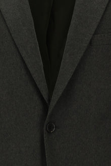 Orta Haki Slim Fit Dar Kesim İtalyan Kaşmir Ceket