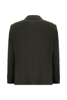 Koyu Haki 7 Drop Slim Fit Dar Kesim ?talyan Ka?mir Ceket-Abdullah Ki??l?