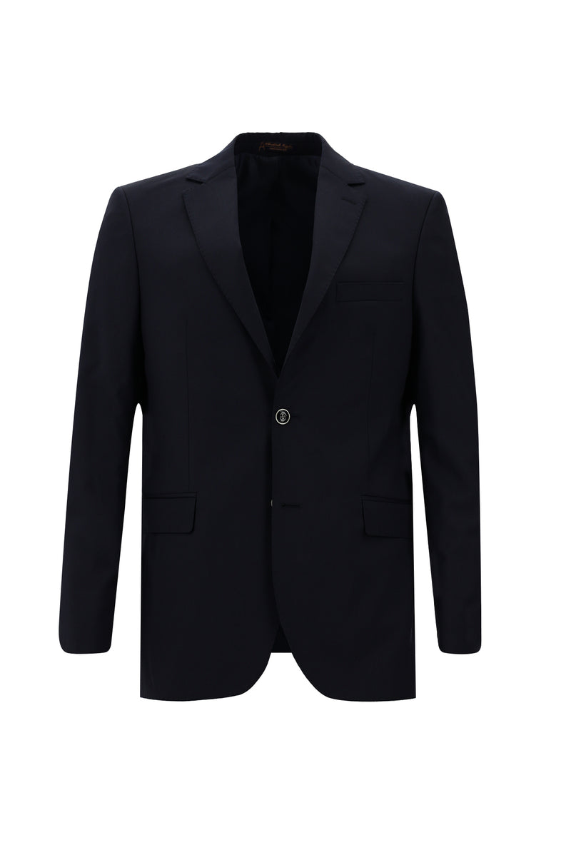 Orta Lacivert Klasik Blazer Ceket