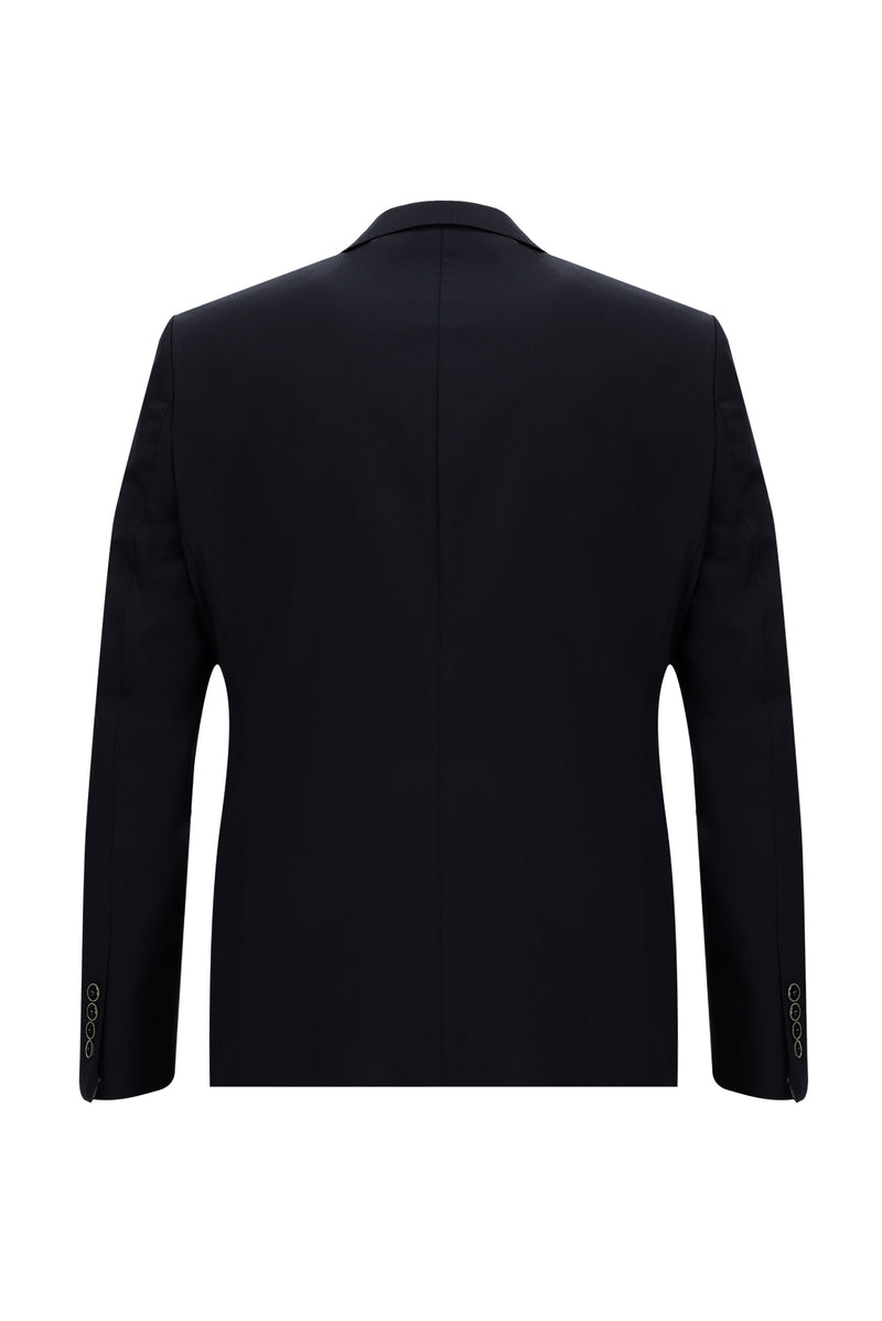 Orta Lacivert Klasik Blazer Ceket
