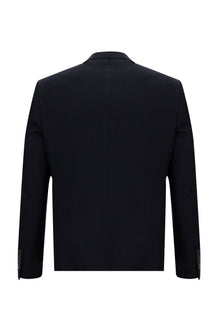 Orta Lacivert Klasik Blazer Ceket