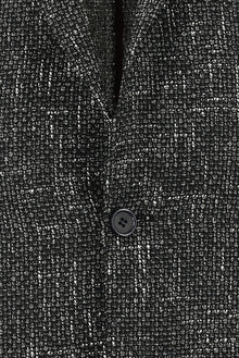 Titanyum Gri Regular Fit Desenli Yünlü Ceket